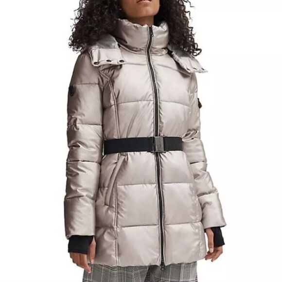Noize Jackets & Blazers - NWOT Noize Becka Metallic Silver puffer jacket